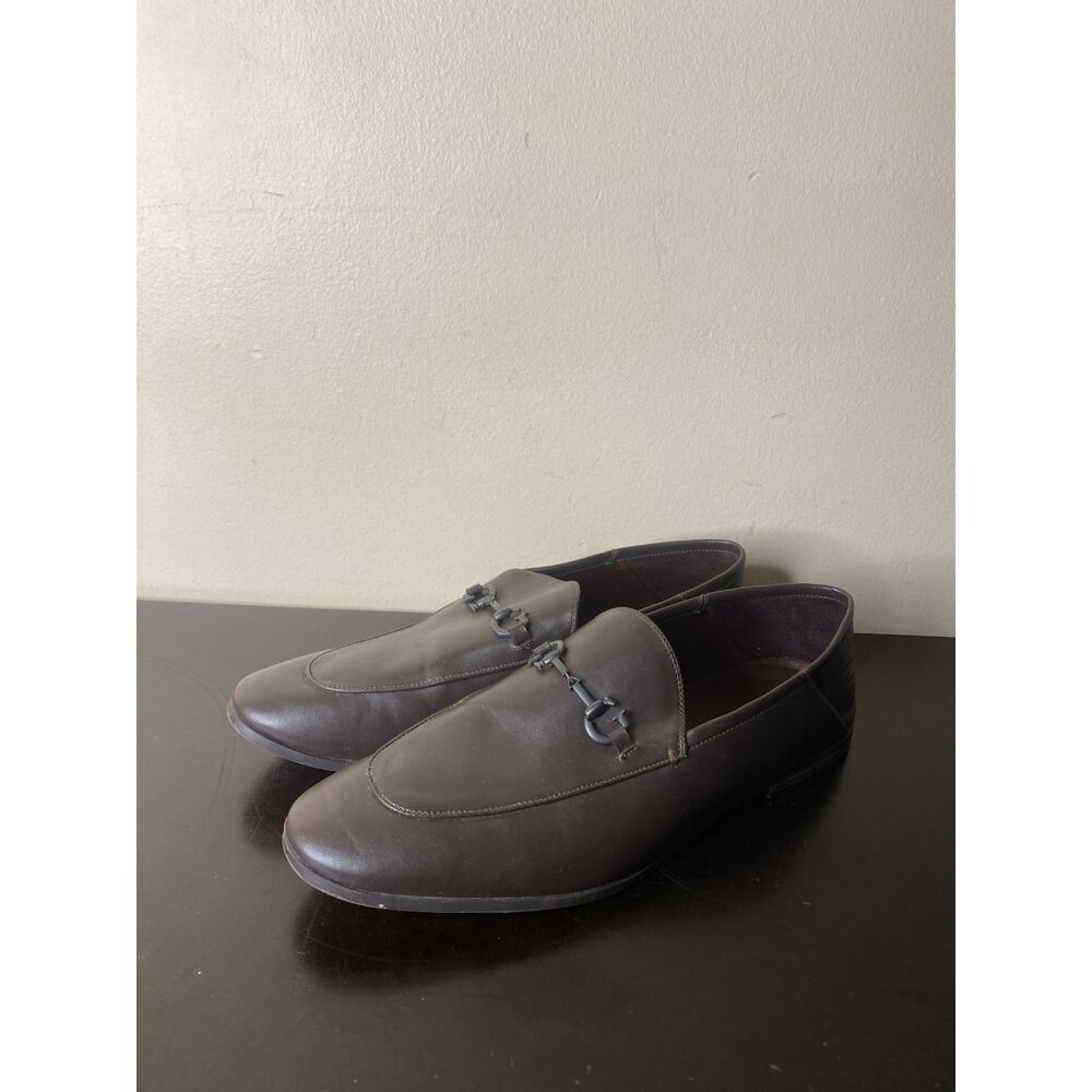 Guess Mens Brown Loafer Shoes Slip On Size 10.5 Mens